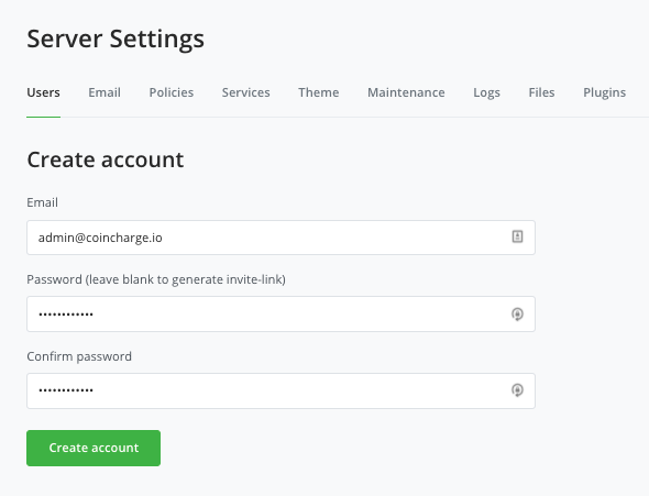 BTCpay Server Userverwaltung BTCpay Server Userverwaltung