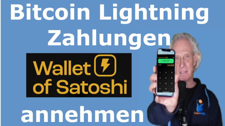Bitcoin und Lightning Zahlungen mit der Wallet of Satoshi akzeptieren