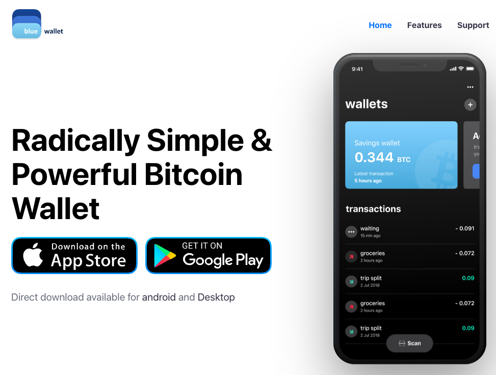 BlueWalle Lightning Wallet