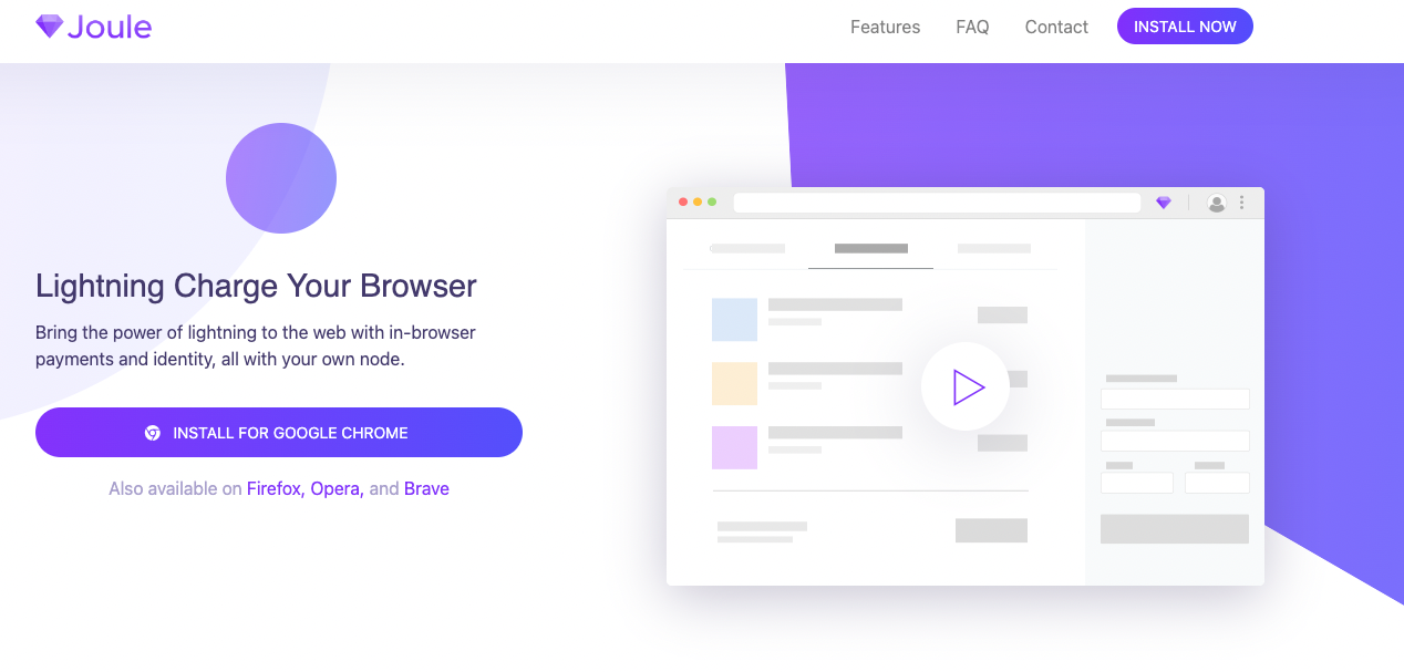 Joule Lightning Wallet
