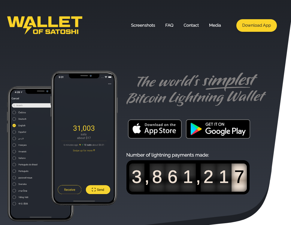 wallet of satoshi Lightning Wallet