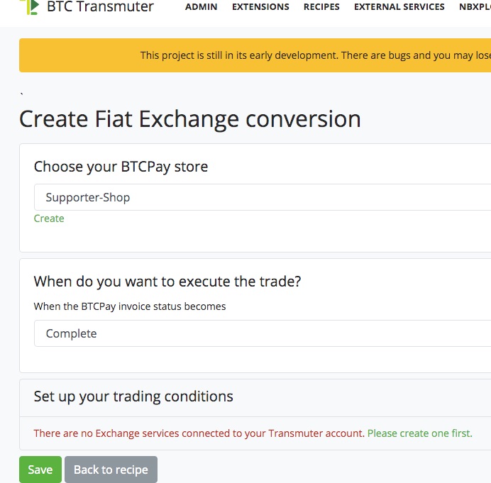 Create Fiat Exchange Create Fiat Exchange
