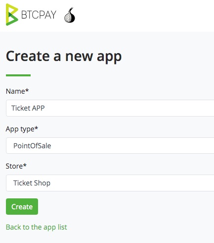 Create a New App Create a New App