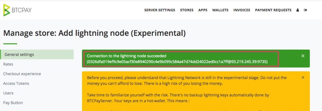 Public Lightning Node Adresse Public Lightning Node Adresse