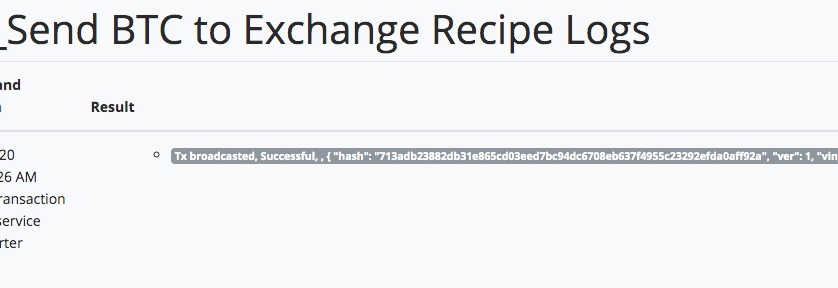 Logfile für erfolgreiche Bitcoin Weiterleitung zu Binance Logfile für erfolgreiche Bitcoin Weiterleitung zu Binance