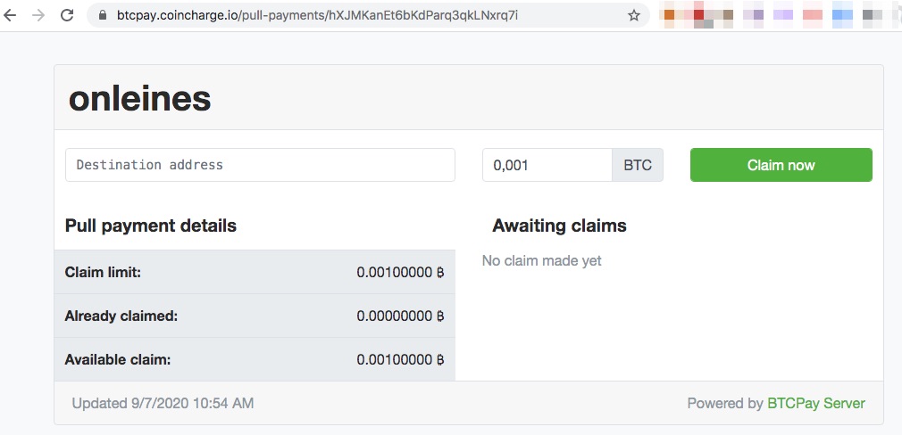 Request Bitcoin Payout Request Bitcoin Payout