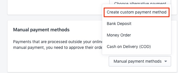 Shopify Bitcoin create custom payment method Shopify Bitcoin create custom payment method