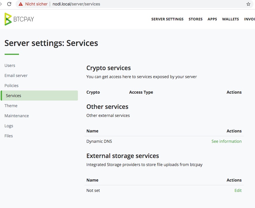 Nodl BTCPay Services Nodl BTCPay Services