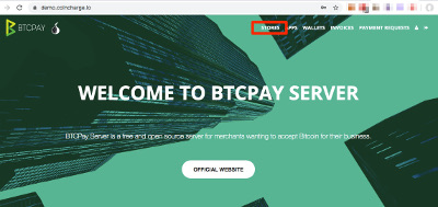 BTCPay User Dashboard