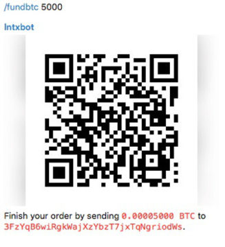 lntxbot Recharge with Bitcoin