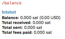 lntxbot account balance
