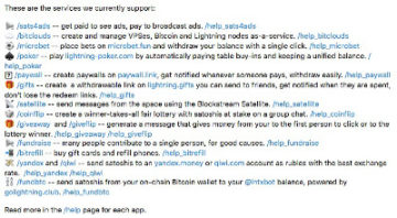 lntxbot services