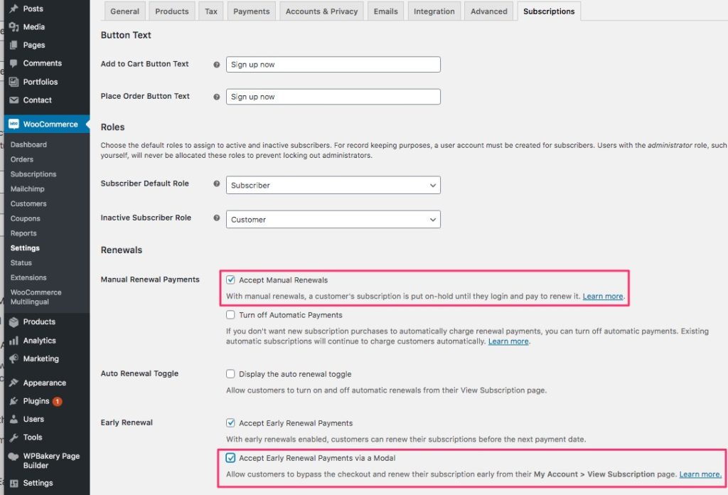 Woocommerce Manual Renewals Woocommerce Manual Renewals