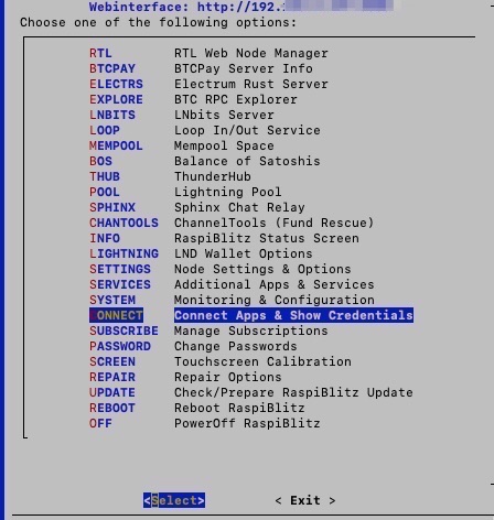 Connect Apps & Show Credentials Connect Apps & Show Credentials