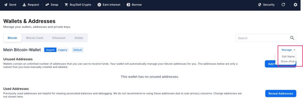 Blockchain xPub Key Blockchain xPub Key
