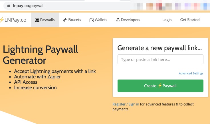 LNPay Lightning Paywall Generator LNPay Lightning Paywall Generator