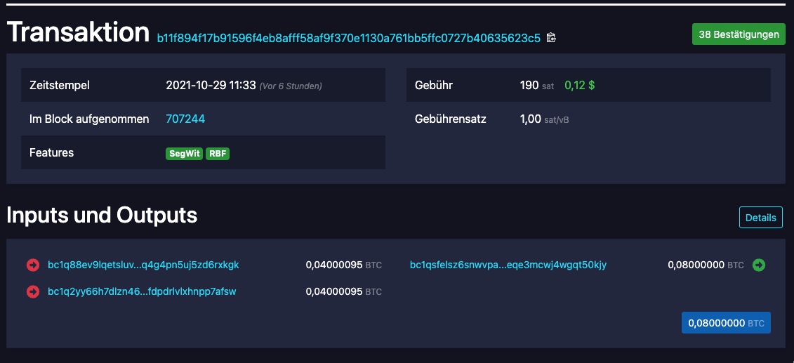 Balance of Satoshi Dual Funded Channel