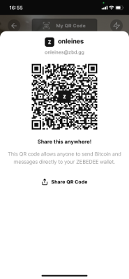 zebedee my qr code