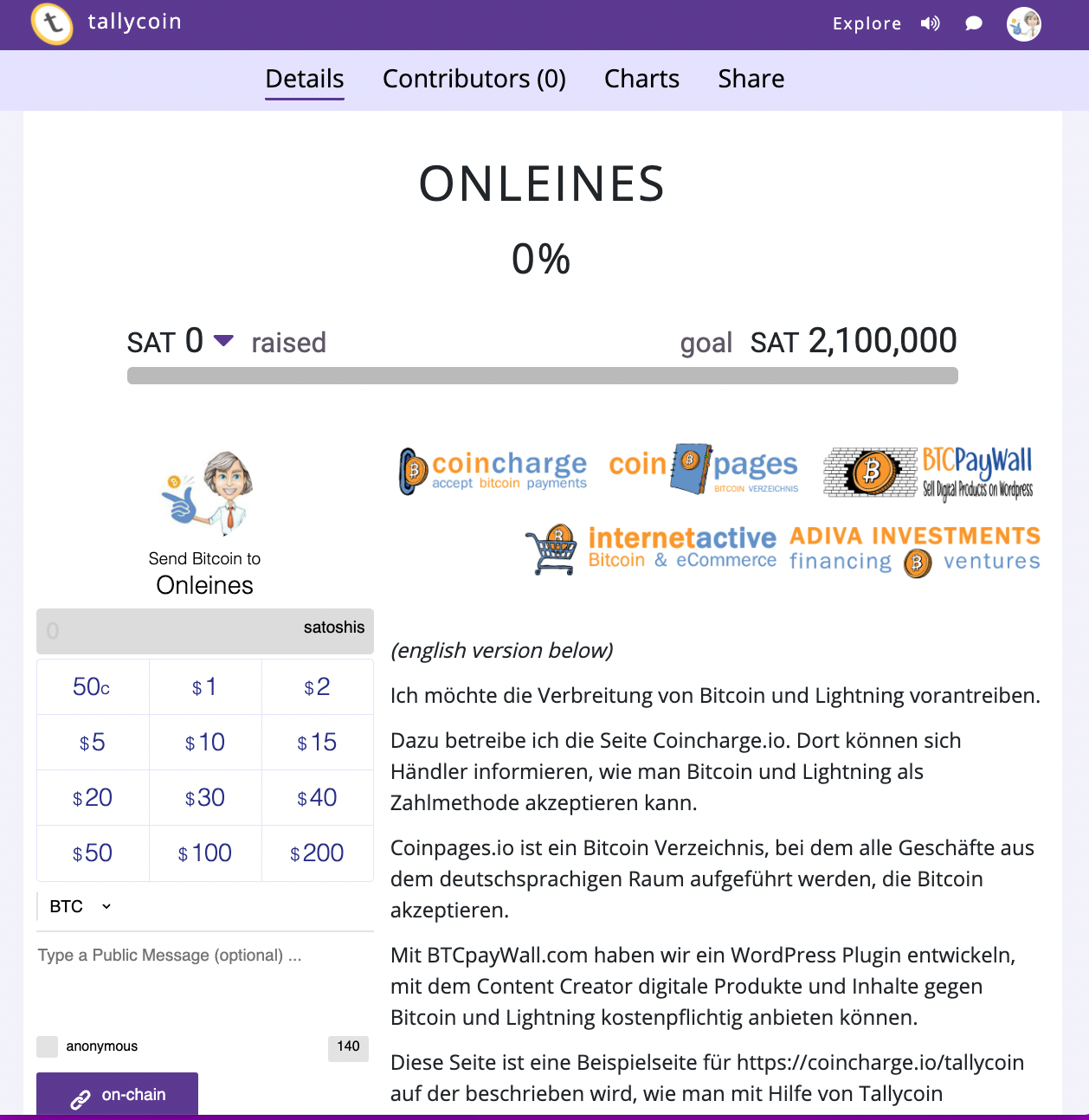 tallycoin view