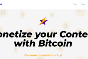 Starbackr monetize your content with bitcoin