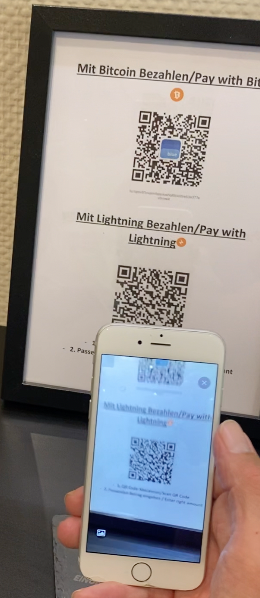 Mit Lightning bei Selbstbedienung zahlen