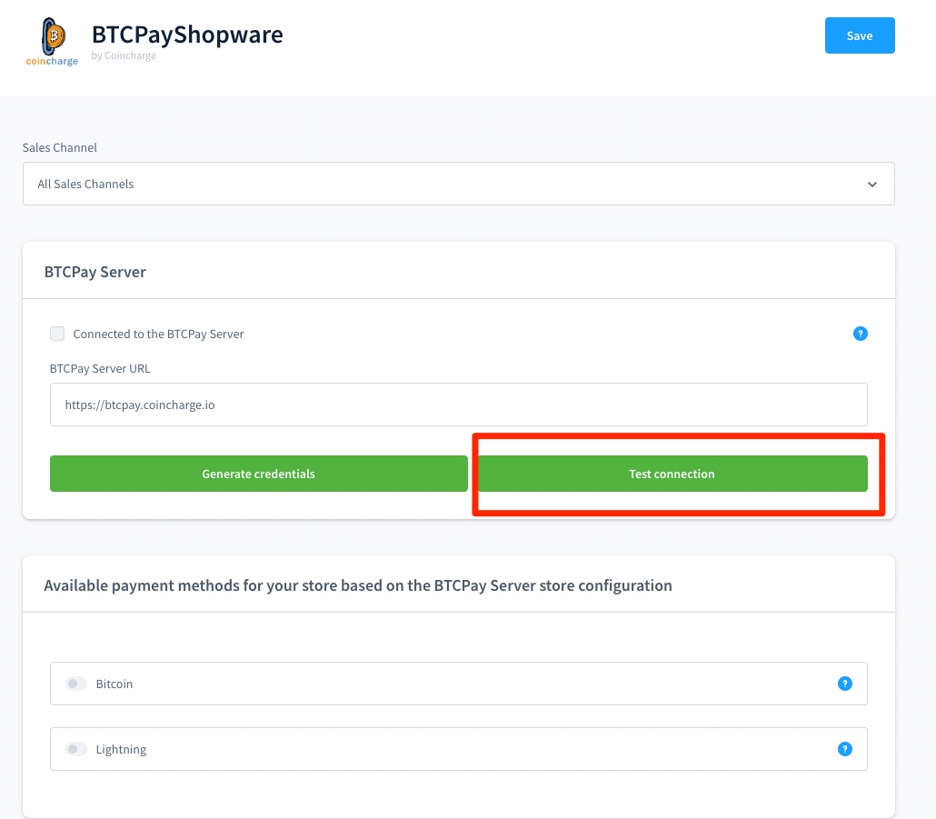 Bitcoin Shopware BTCPay Server