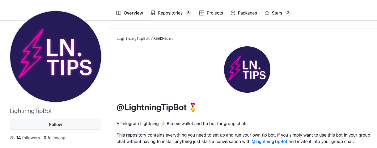Lightningtipbit telegram lightning wallet
