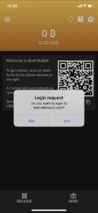 blixt wallet lnurl auth