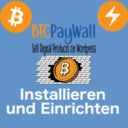 BTCPayWall Installieren und Einrichten