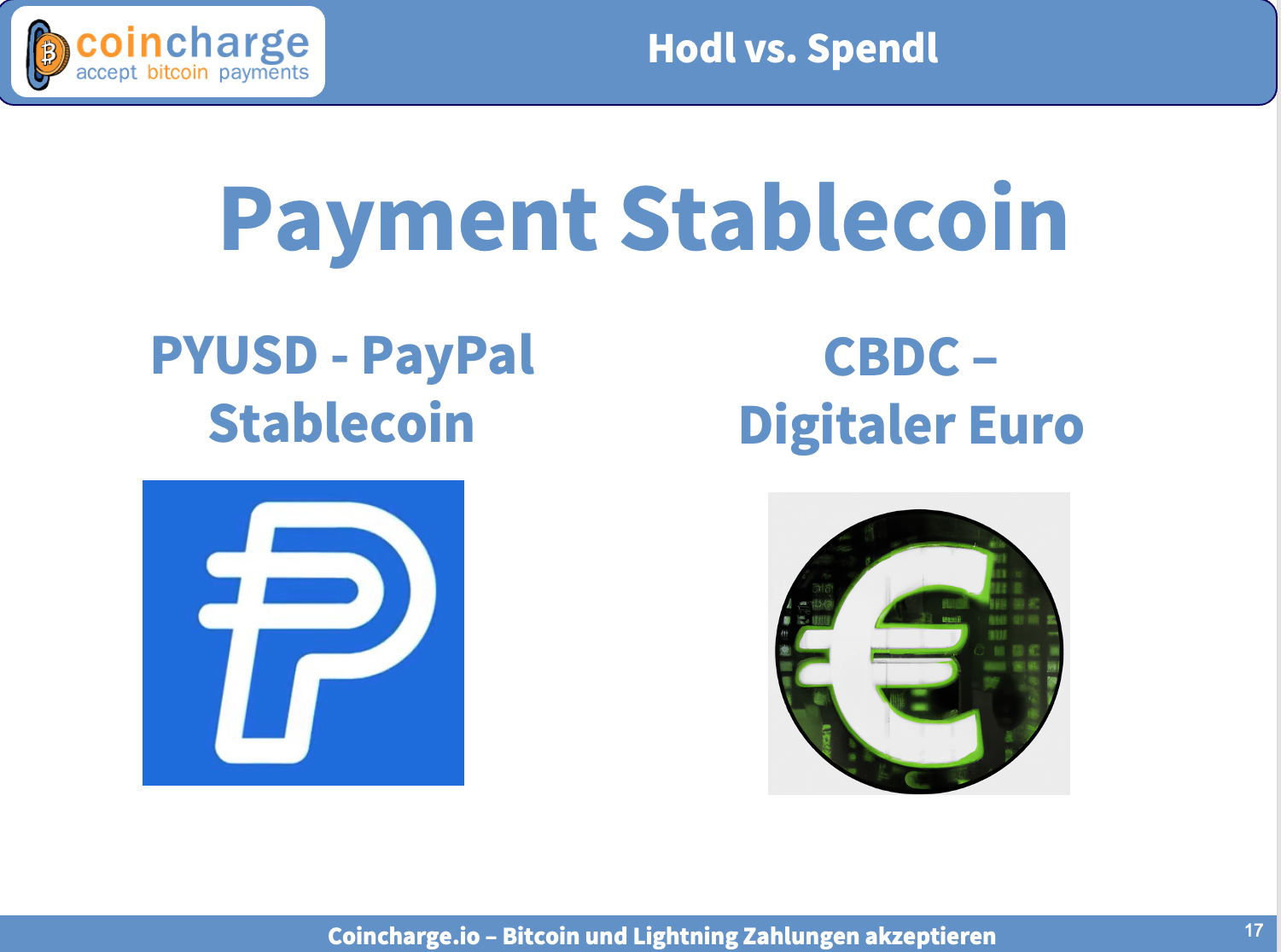 payment stablecoin PayPal Stablecoin und Digitaler Euro CBDC