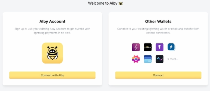 Alby and other wallets
