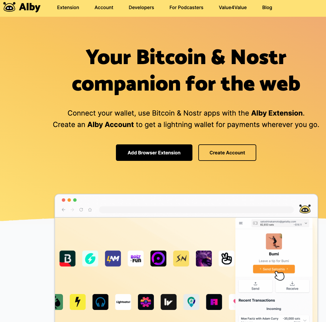 alby webseite