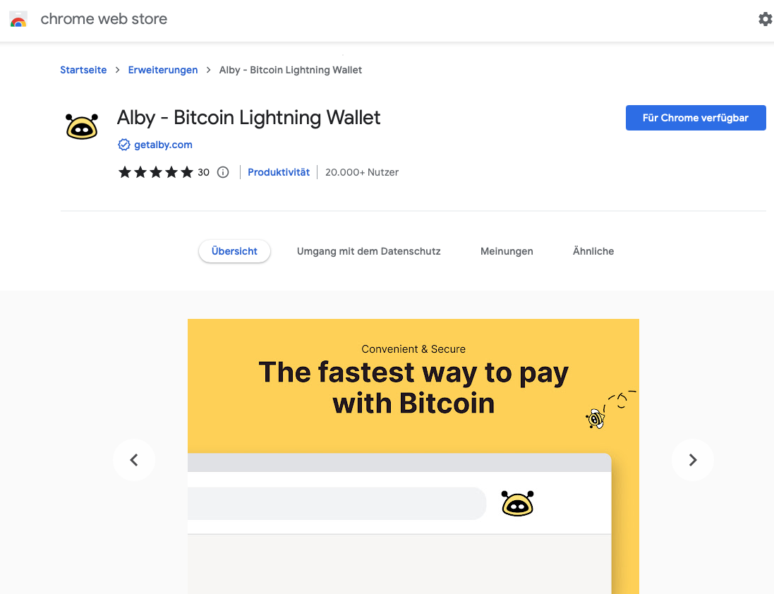 Add chrome Store