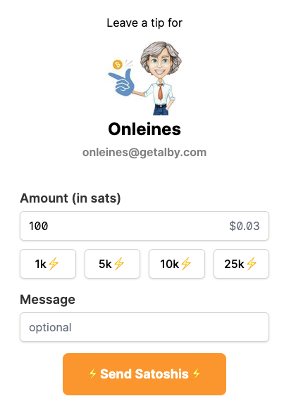 onleines alby page