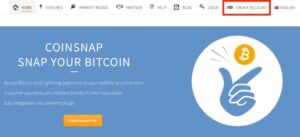 coinsnap Konto eröffnen
