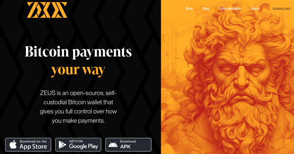 Zeus Homepage
