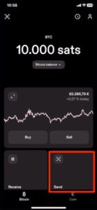 Strike send Bitcoin