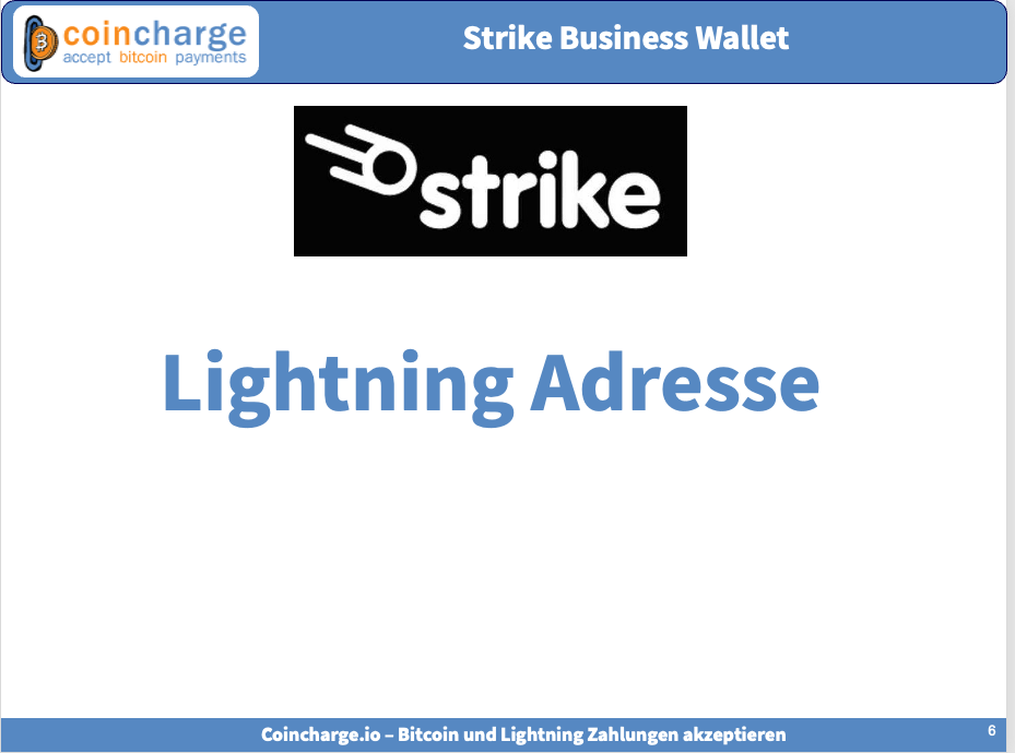Strike Lightning Adresse Strike Lightning Adresse